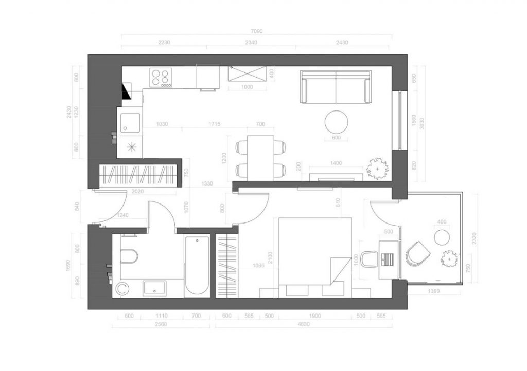 Typical House Floor Plan